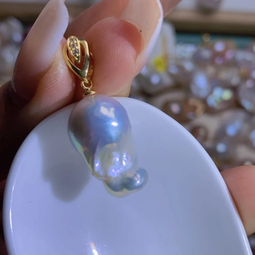 【闪购商品】淡水珍珠天然珍珠（微瑕）随机合金