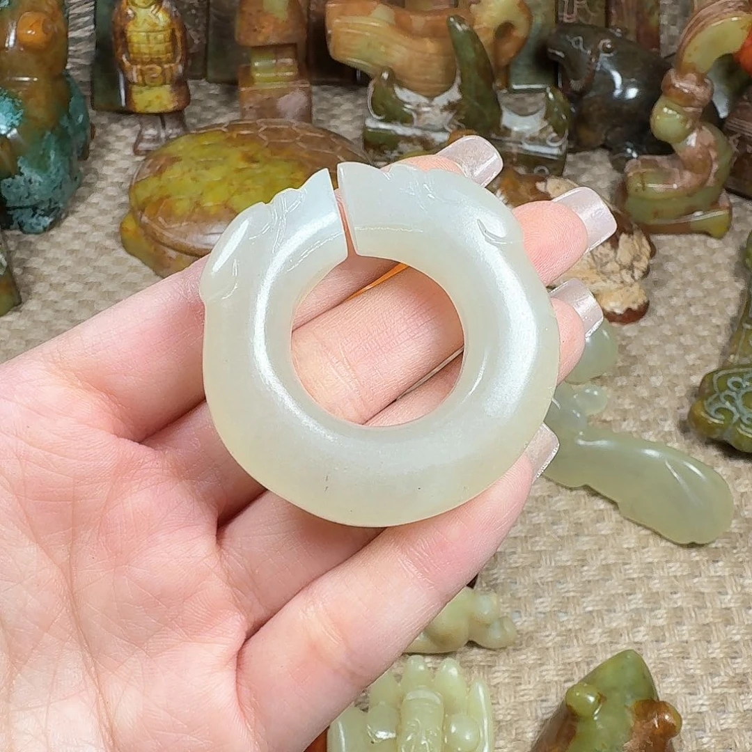 白玉菩提吊坠挂件