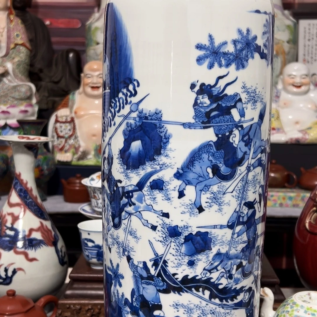 用***华瓷片青花瓷器青花瓷器