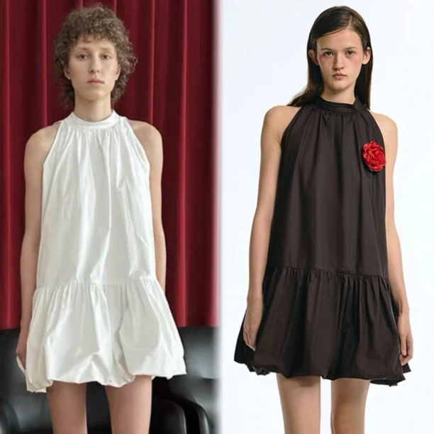 ahhh 夏季无袖连衣裙