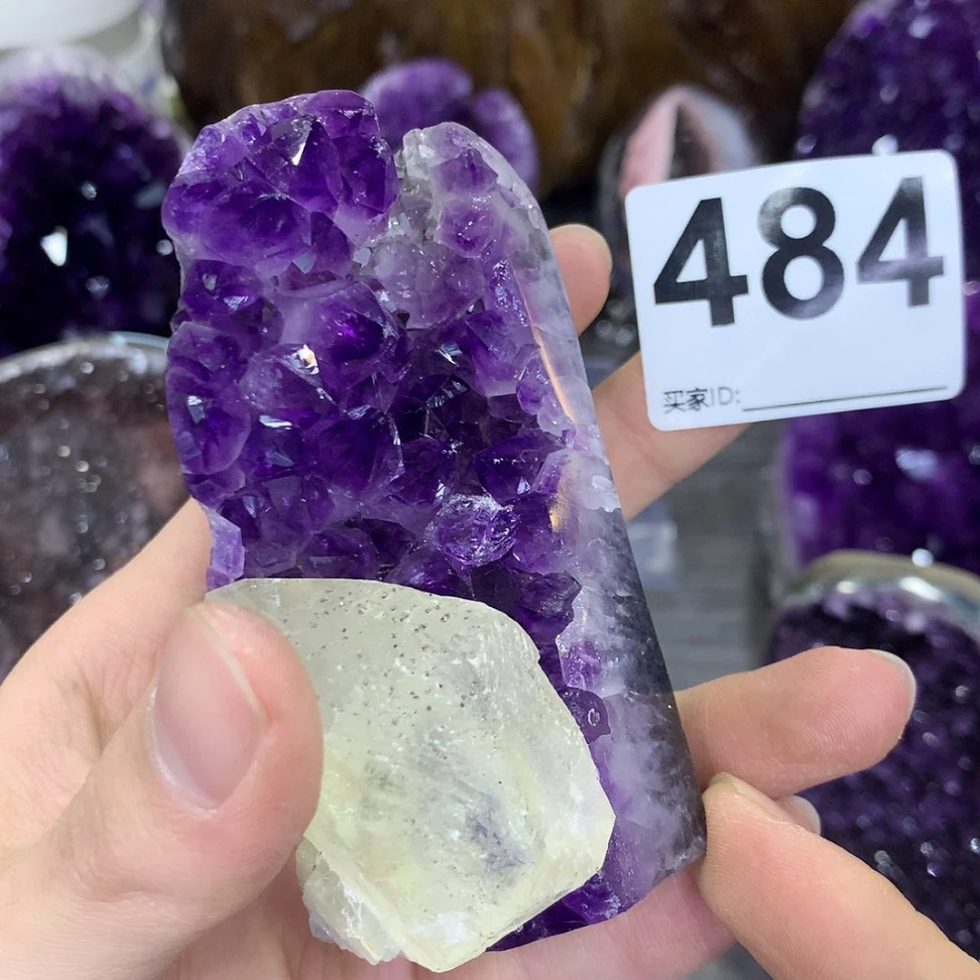 紫晶珠宝半成品未镶嵌484