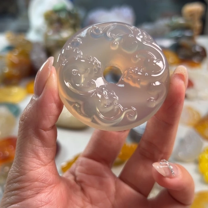 玛瑙/玉髓吊坠(不含链)未镶嵌