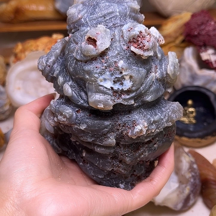 石头马达加斯加缠丝玛瑙