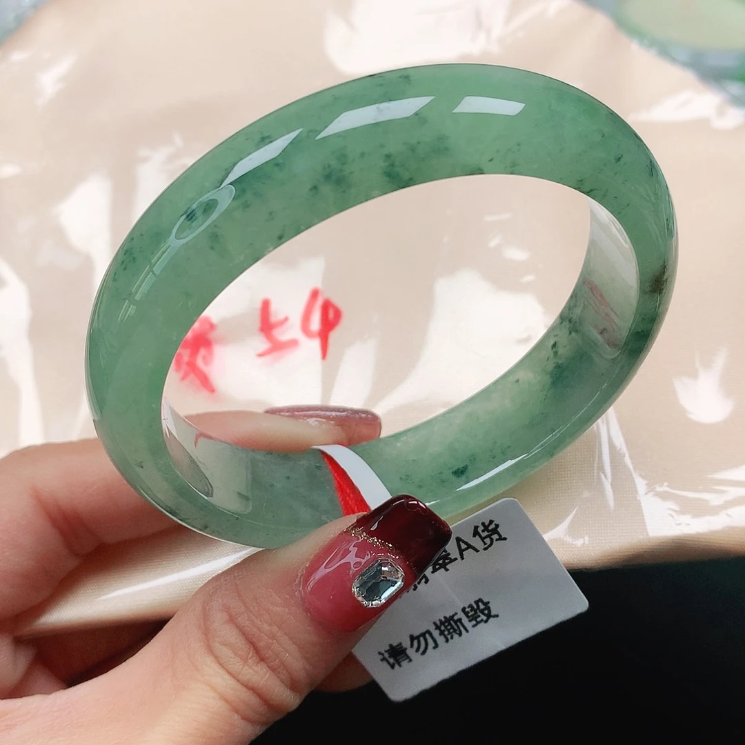 翡翠手镯（贵妃镯）未镶嵌天然翡翠手镯54