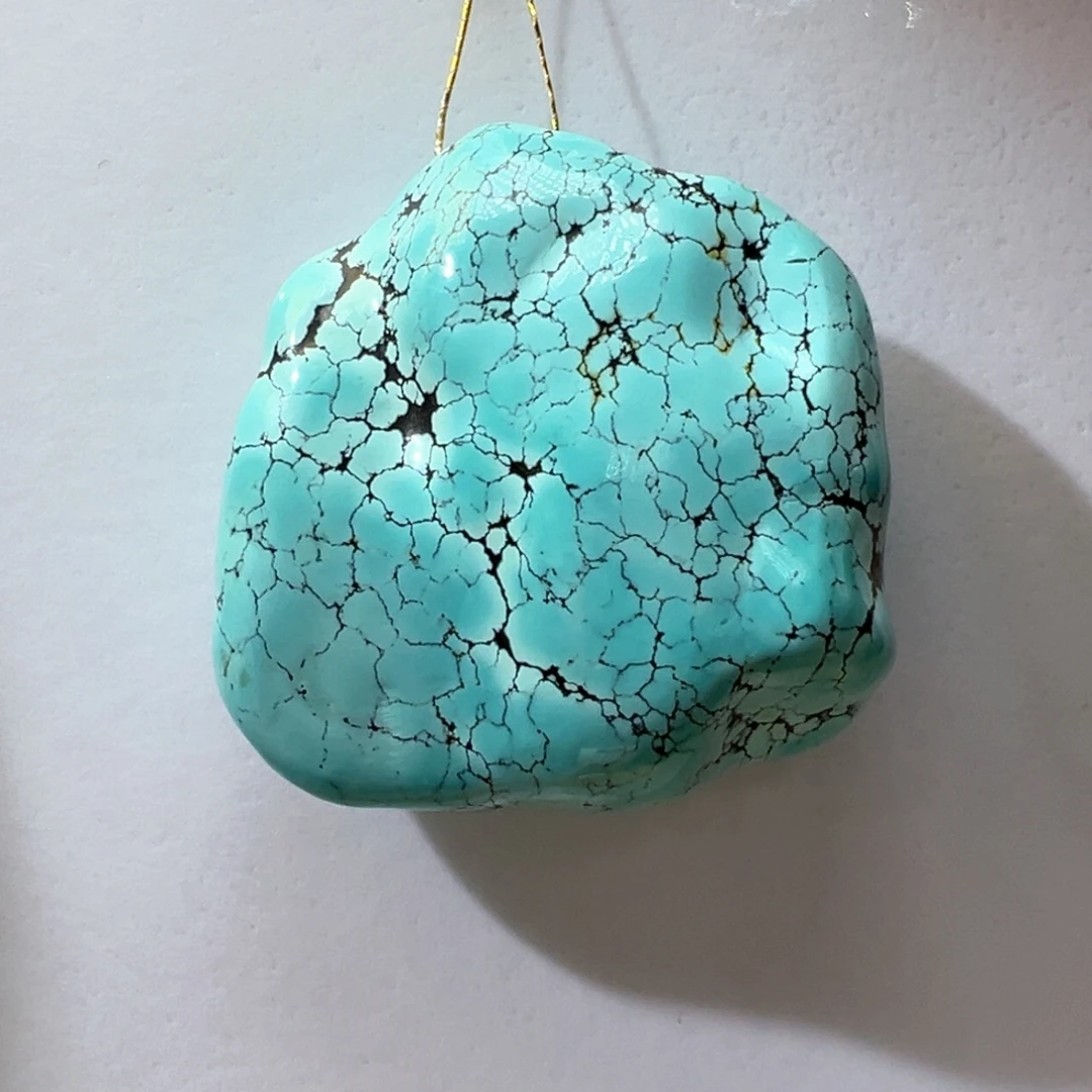 绿松石未镶嵌挂件