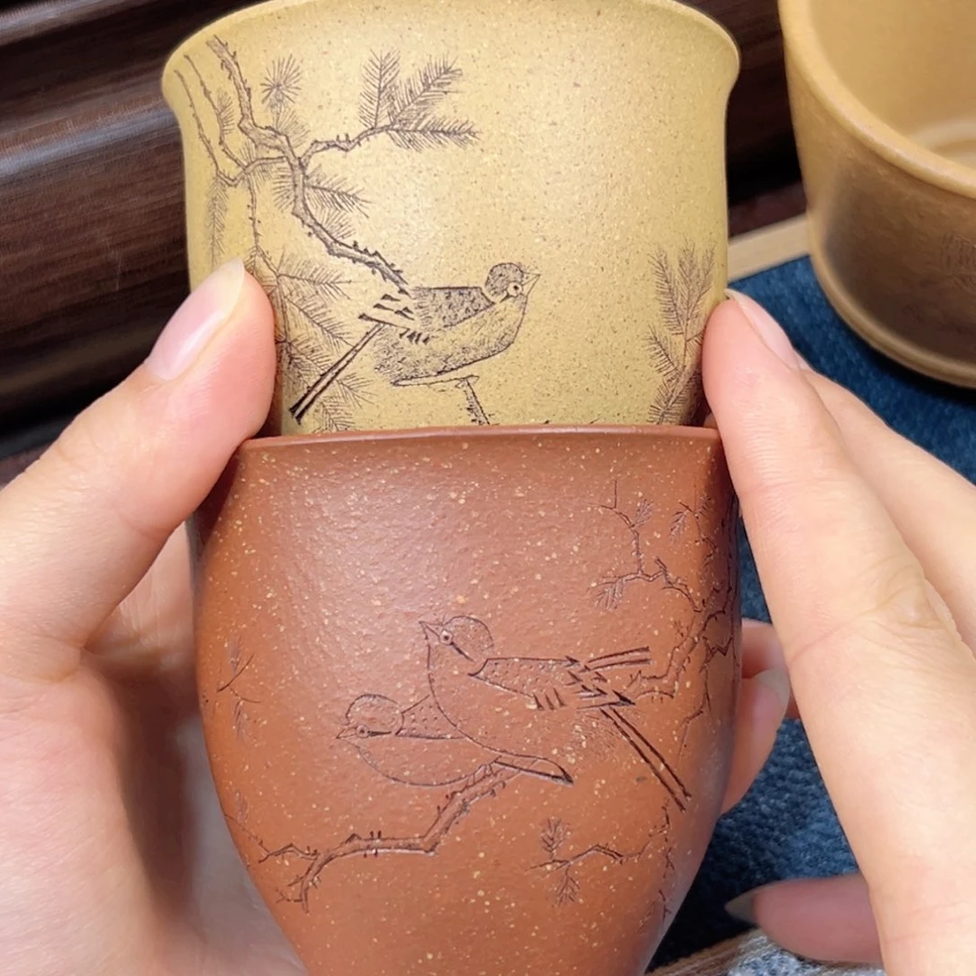 紫砂礼盒发货对杯