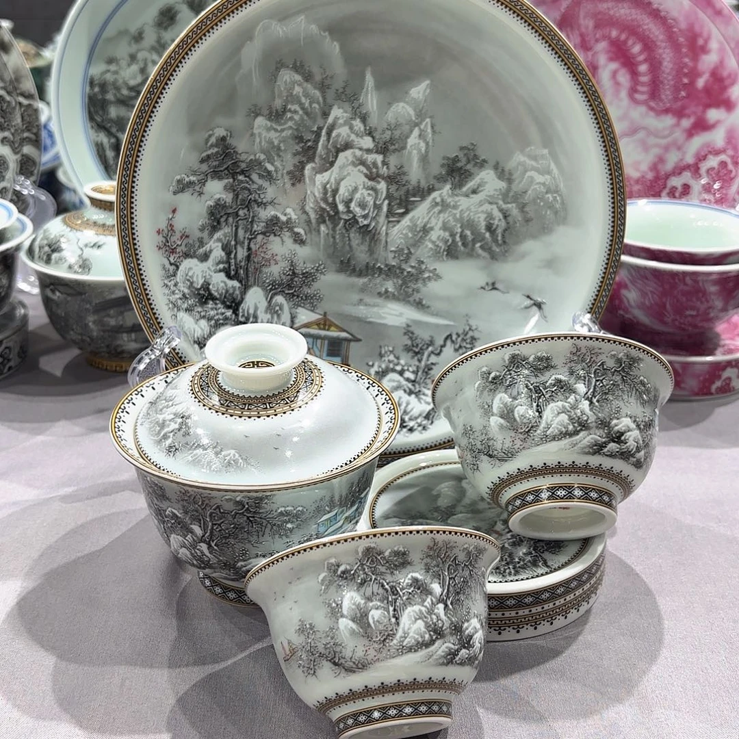 瓷片景德镇瓷器博物陈列