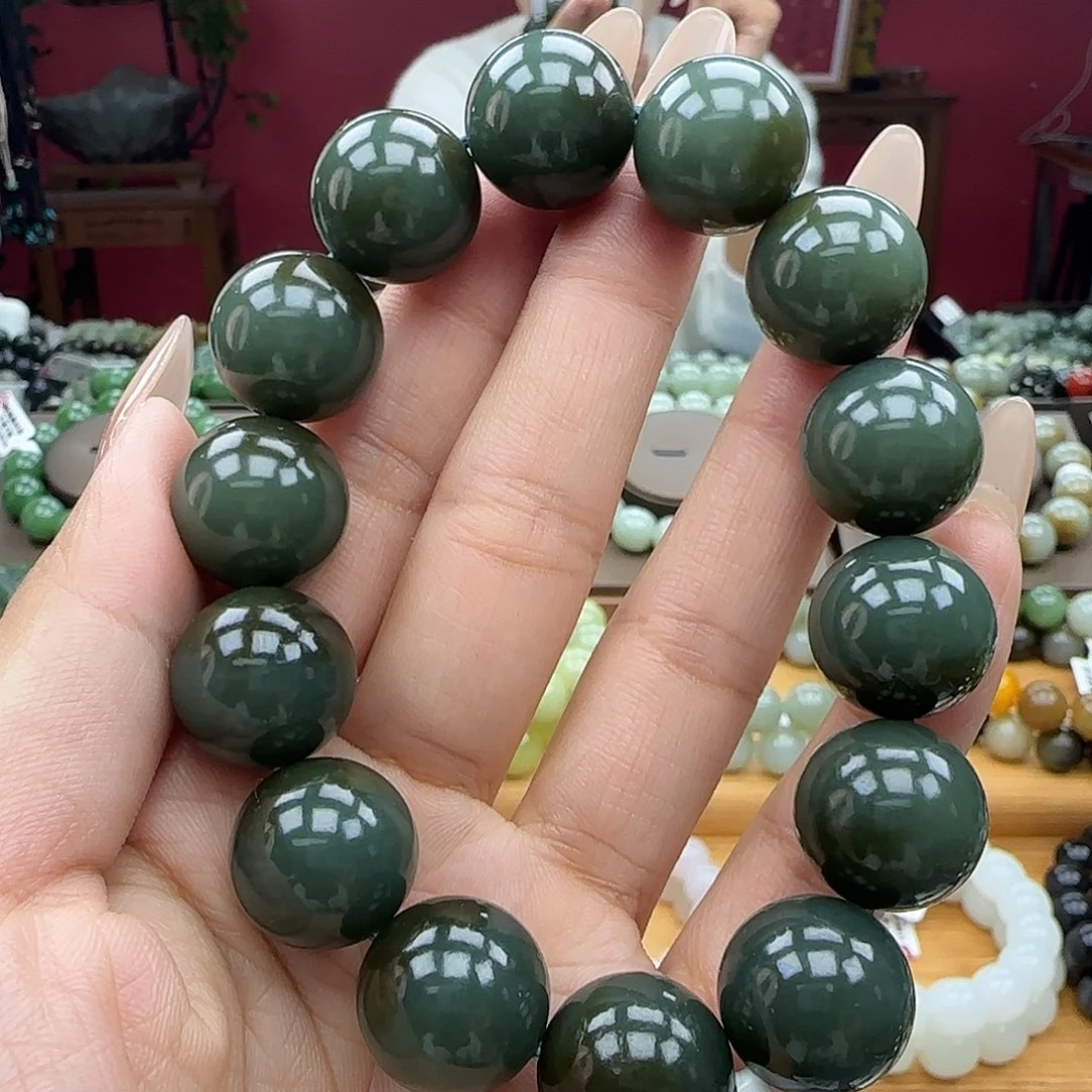 和田玉未镶嵌手串