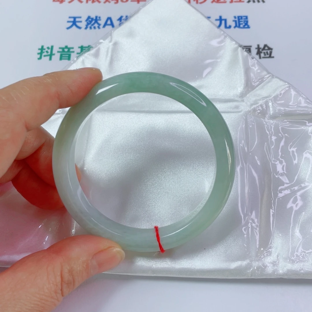 翡翠未镶嵌手镯天然翡翠手镯58