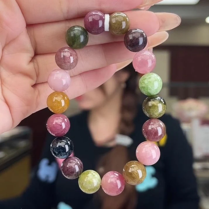 01371719碧玺/未镶嵌11mm+碧玺单圈19多样性发货