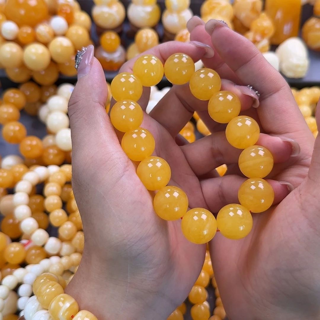 蜜蜡未镶嵌珠宝奇石同料17mm