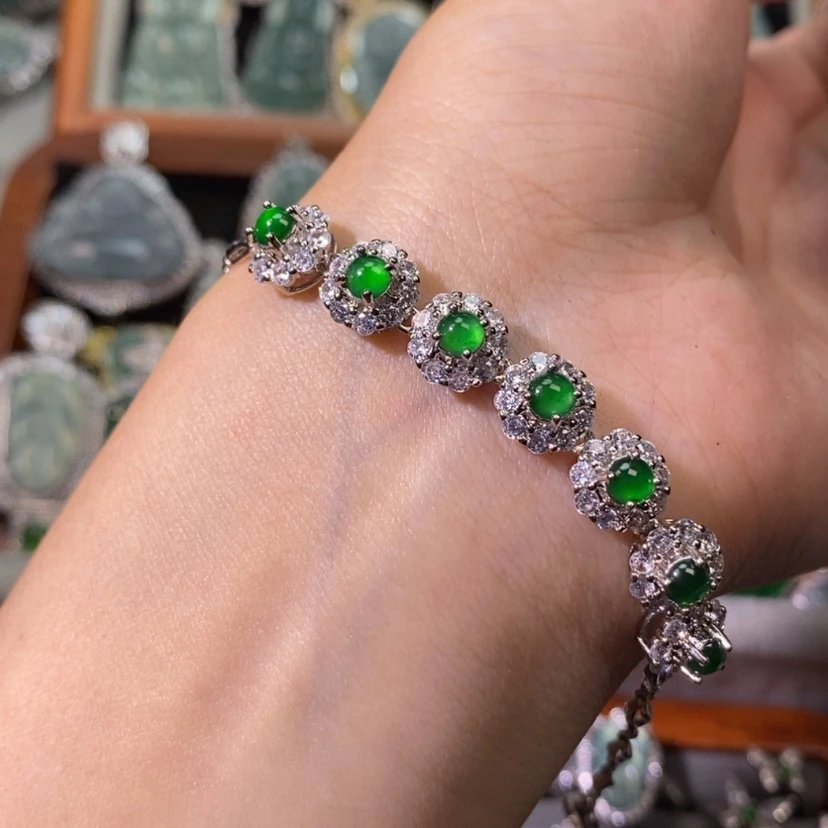 【闪购商品】翡翠未镶嵌颈饰天然