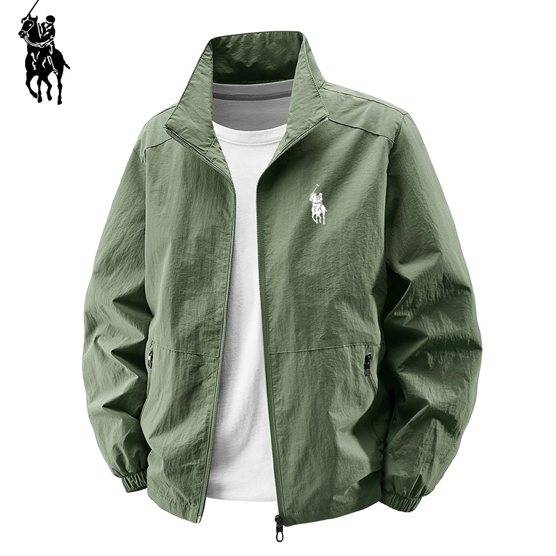 保罗艾布纳男士夹克外套秋季户外休闲三防冲锋衣夹克大码男装上衣