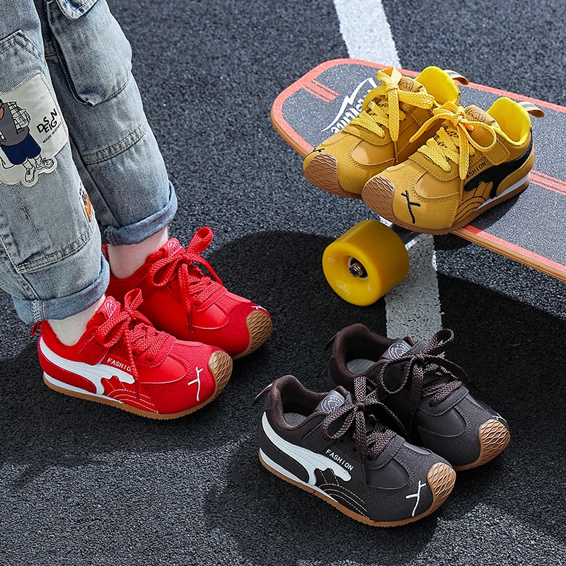 花花小黄鸭童鞋宝宝运动鞋秋季新款轻便大童阿甘鞋软底男女童儿童