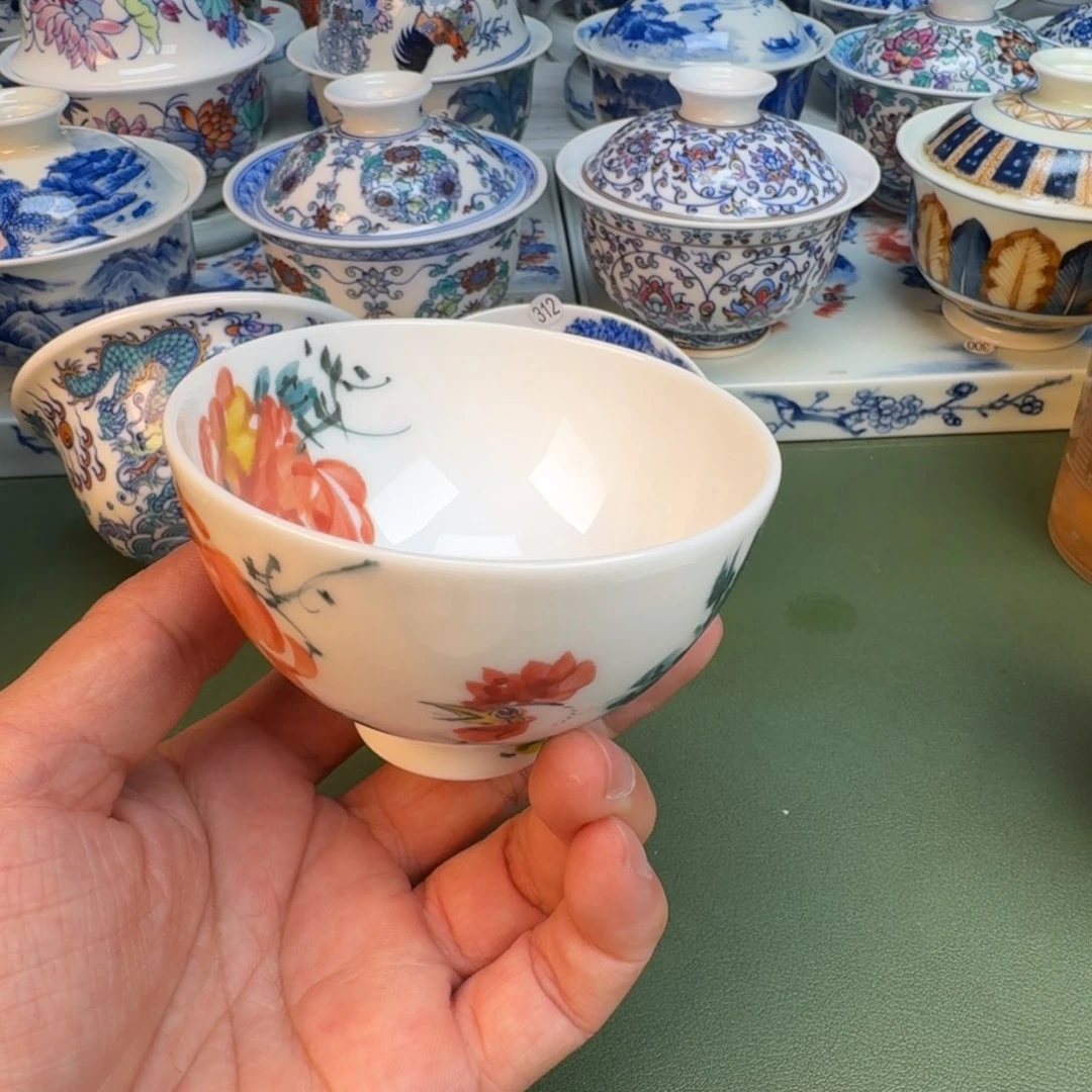 陶纯手工纯手绘茶具353