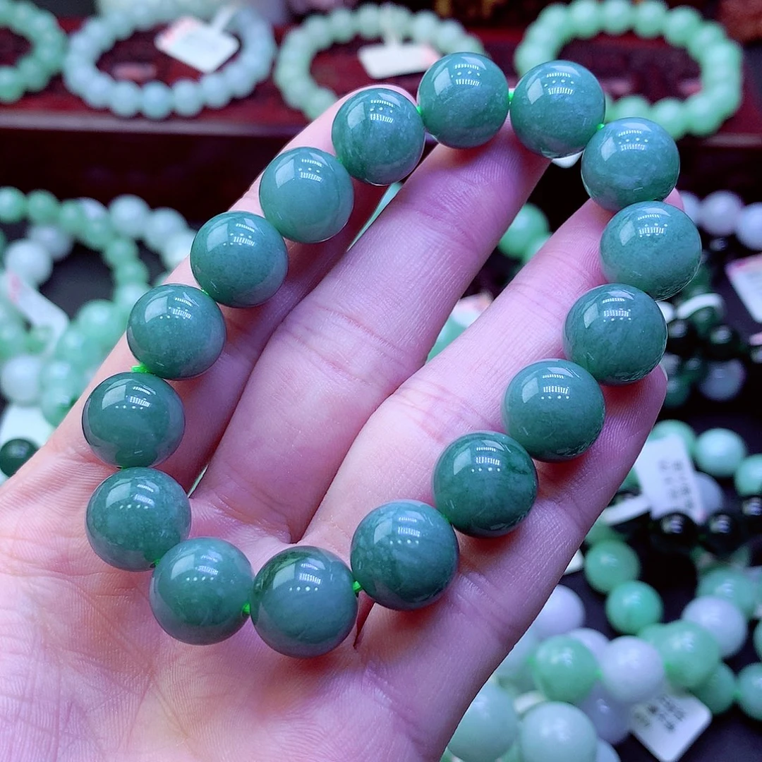 翡翠未镶嵌毛衣链