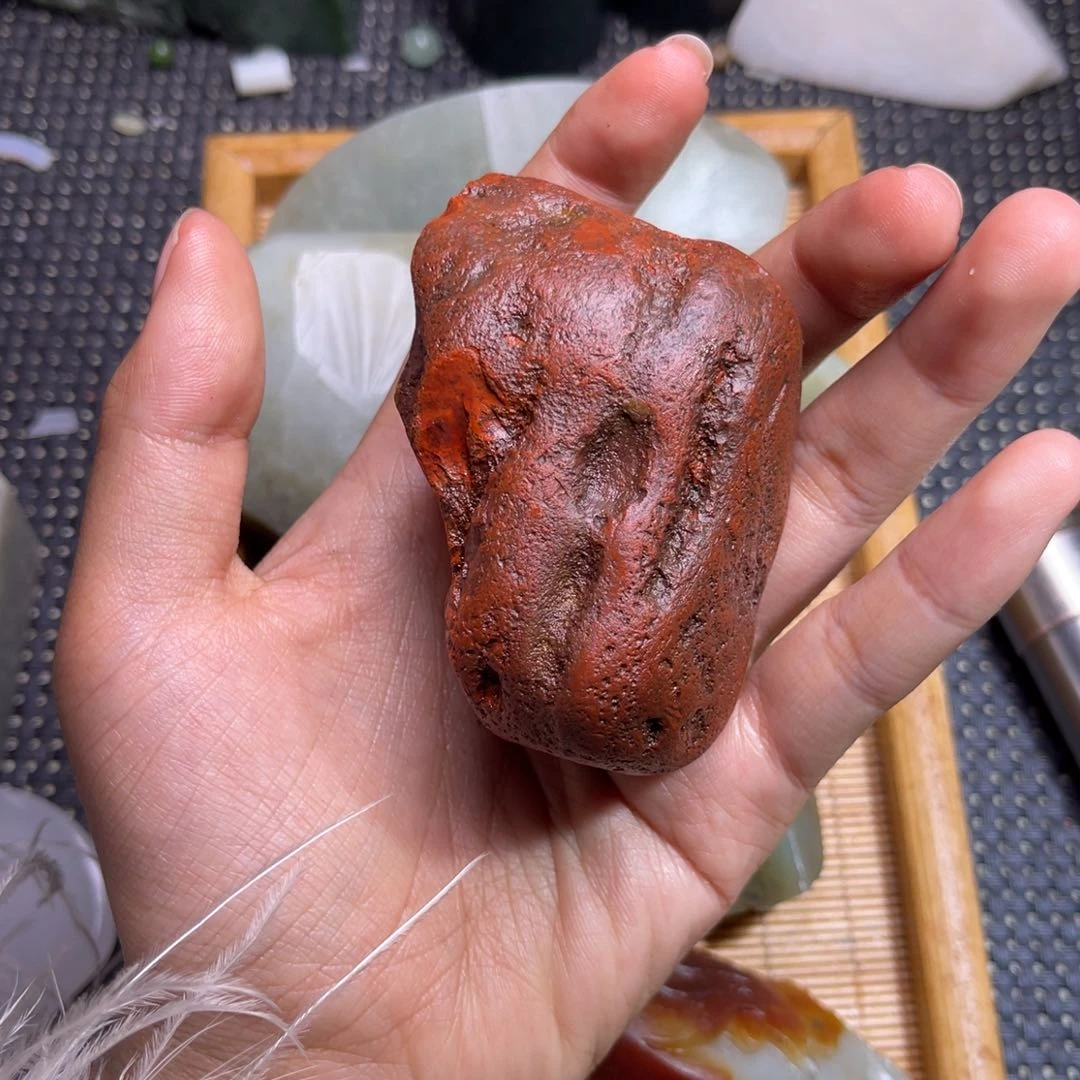 未镶嵌和田玉珠宝半成品光****啾