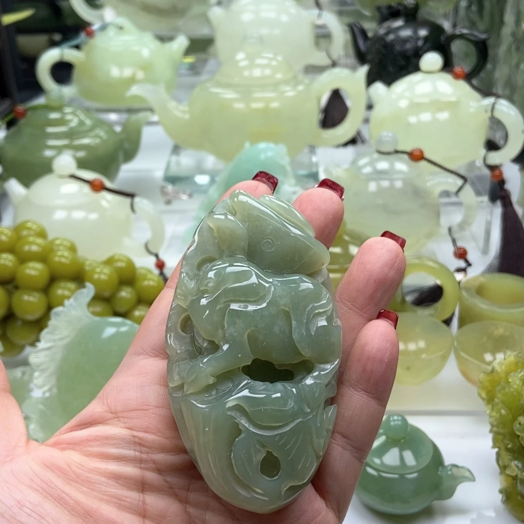 蛇纹石玉手链未镶嵌?****?