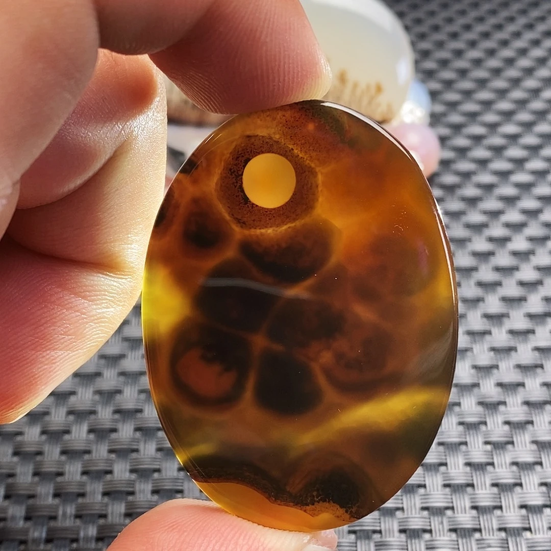 玛瑙/玉髓未镶嵌吊坠(不含链)35