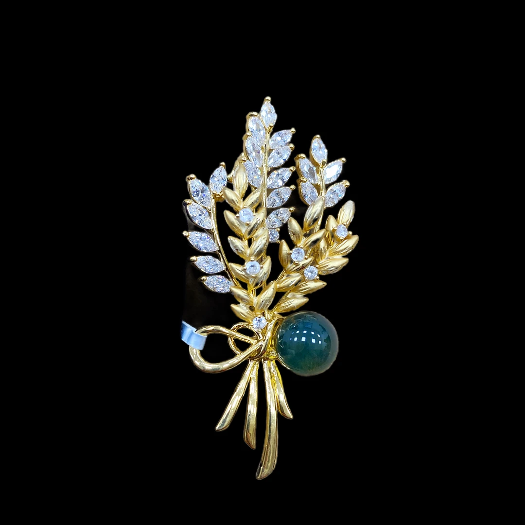 V9919蓝珀胸针孤品