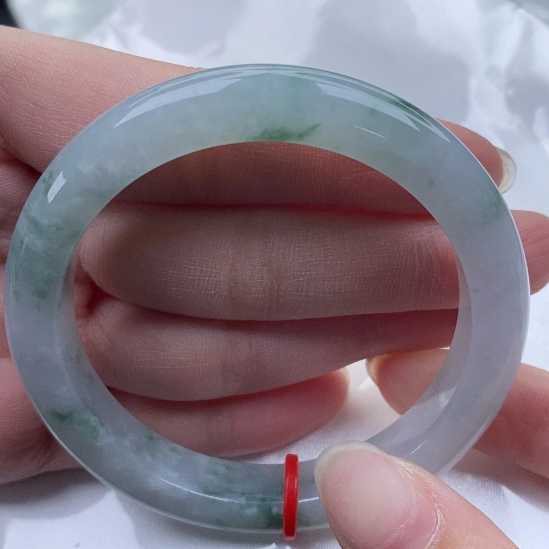 翡翠未镶嵌手镯缅甸天然A货翡翠 52