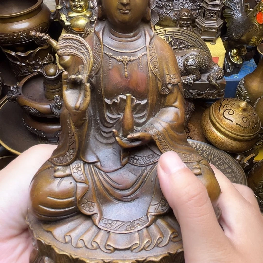 铜器摆件老王直播间