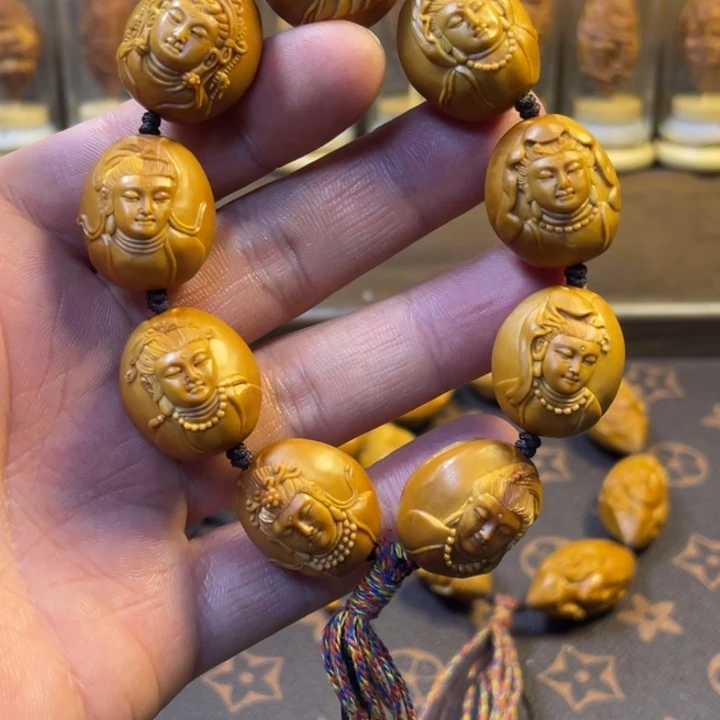 橄榄核手串/手链莲花观音