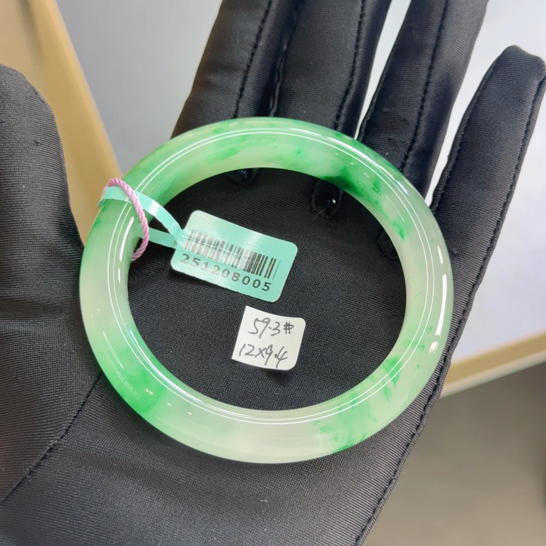 59.3圈口251208005天然非洲翠手镯（撕毁标签概不退换）