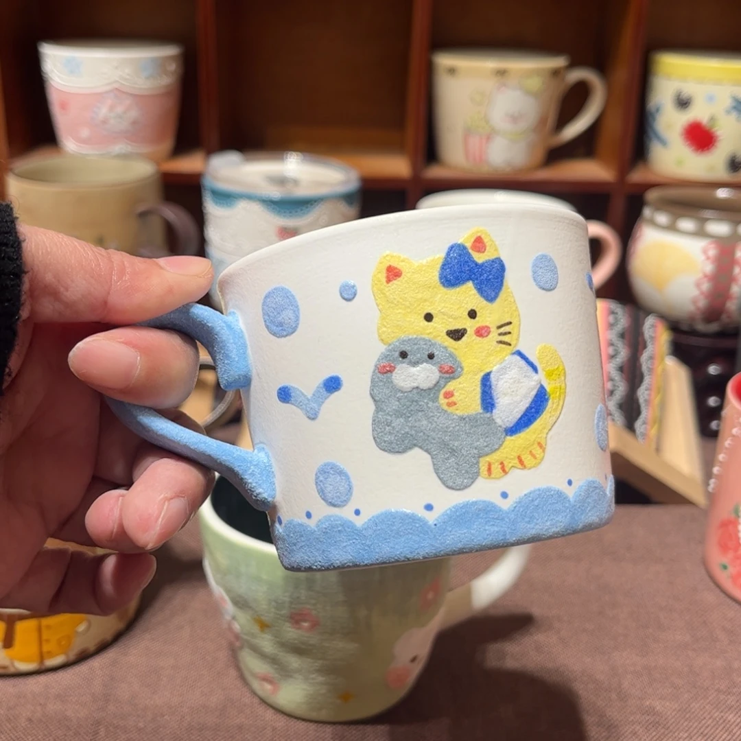 糖***、陶摆件景德镇陶瓷马克杯