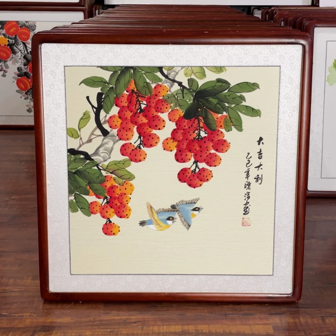 国画带框尺寸63*63厘米