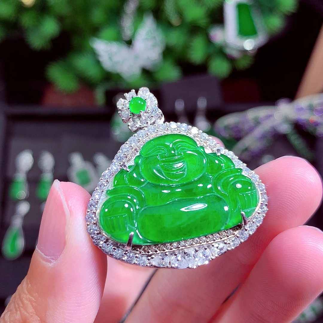 颈饰未镶嵌翡翠狂*天然
