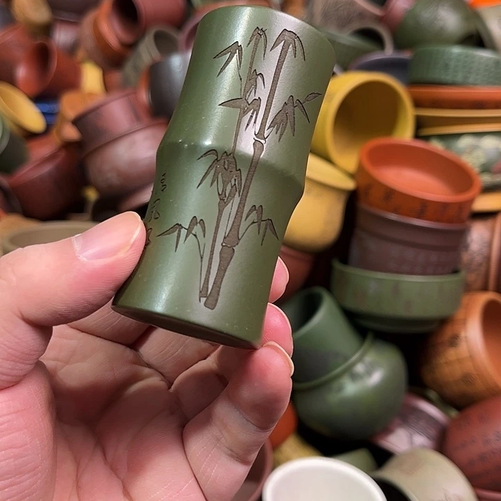 紫砂茶杯全手工紫砂主人杯