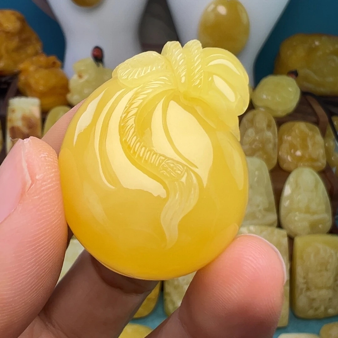 蜜蜡吊坠(不含链)未镶嵌