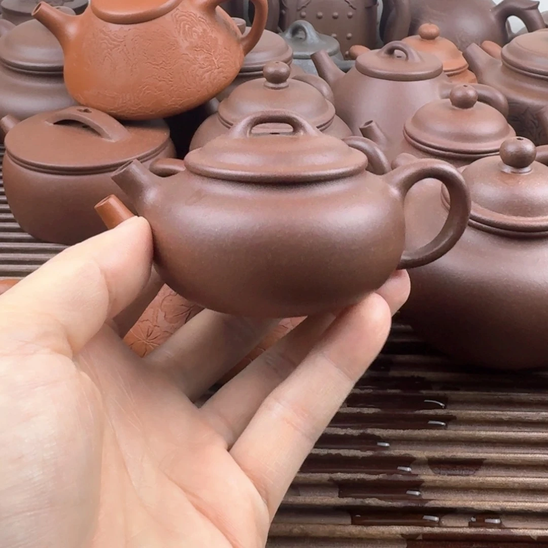 茶壶紫砂汤婆壶100cc台西嫩底槽清