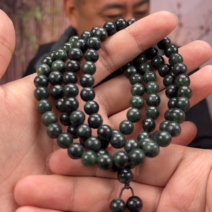 蛇纹石玉未镶嵌手链