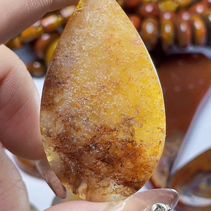 玛瑙/玉髓颈饰未镶嵌叶*秋