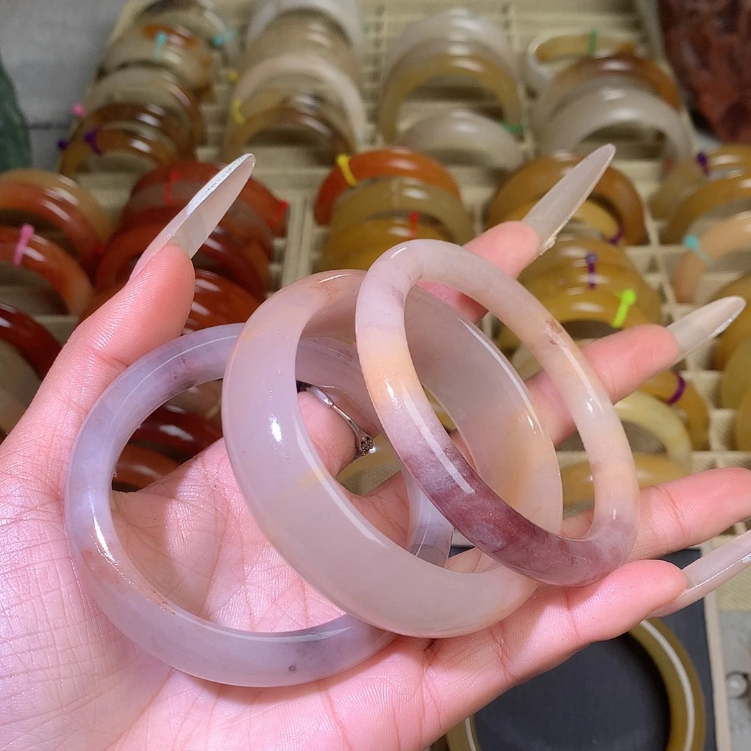 石英质玉（黄龙玉）未镶嵌手镯