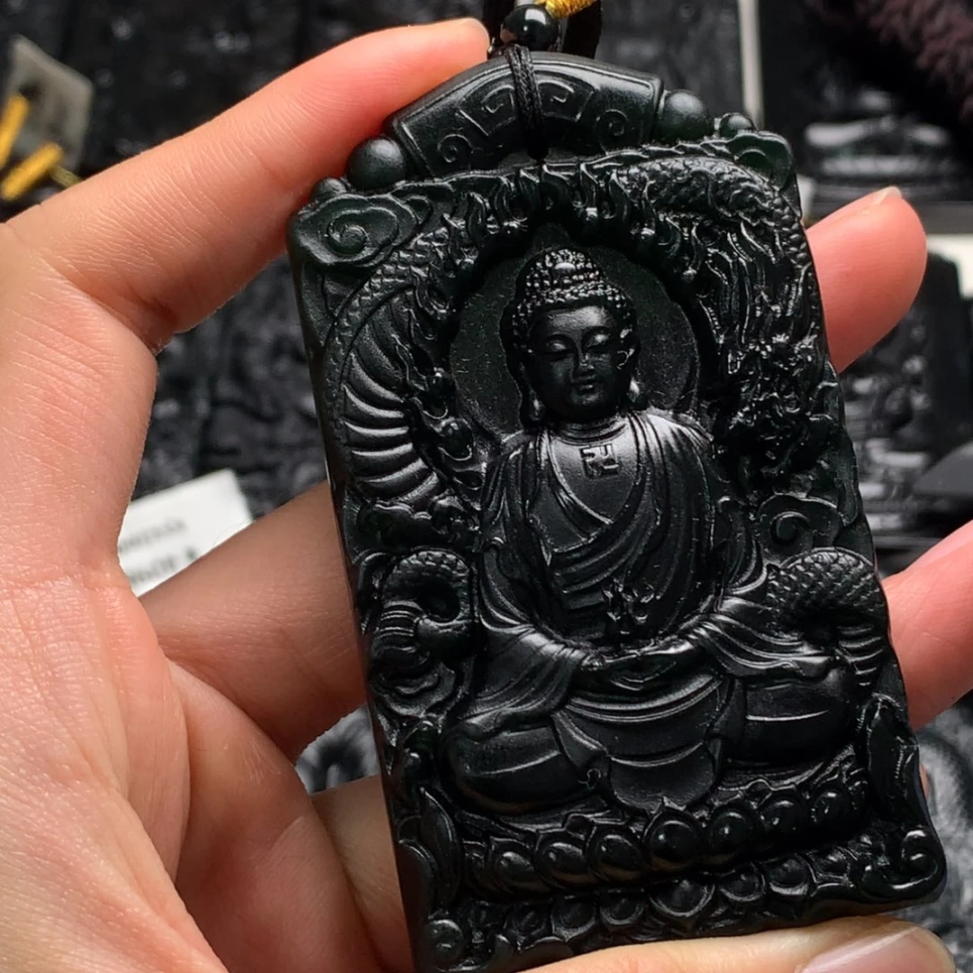 天然a货钢琴黑挂件