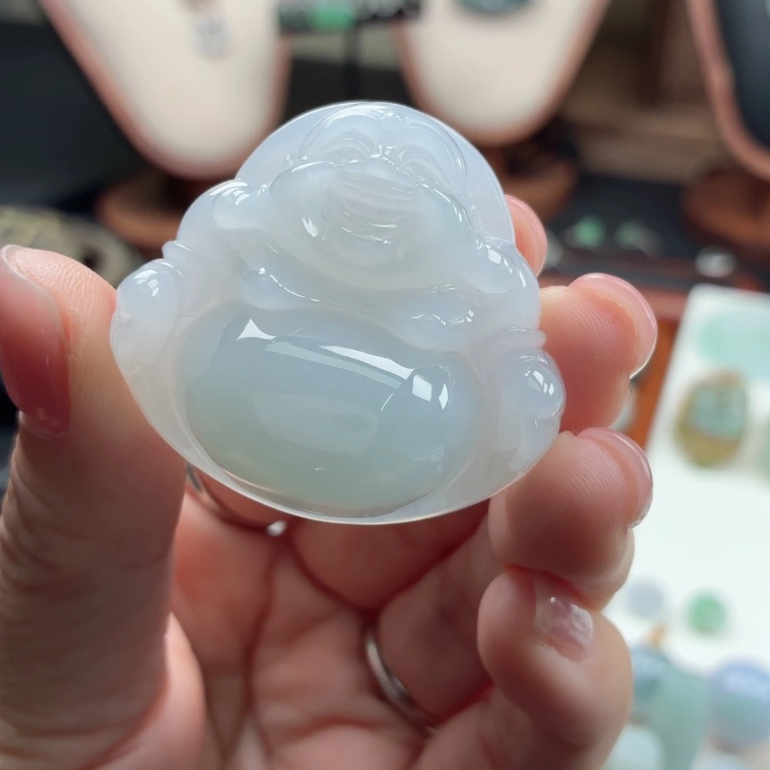 翡翠未镶嵌颈饰天然A货翡翠