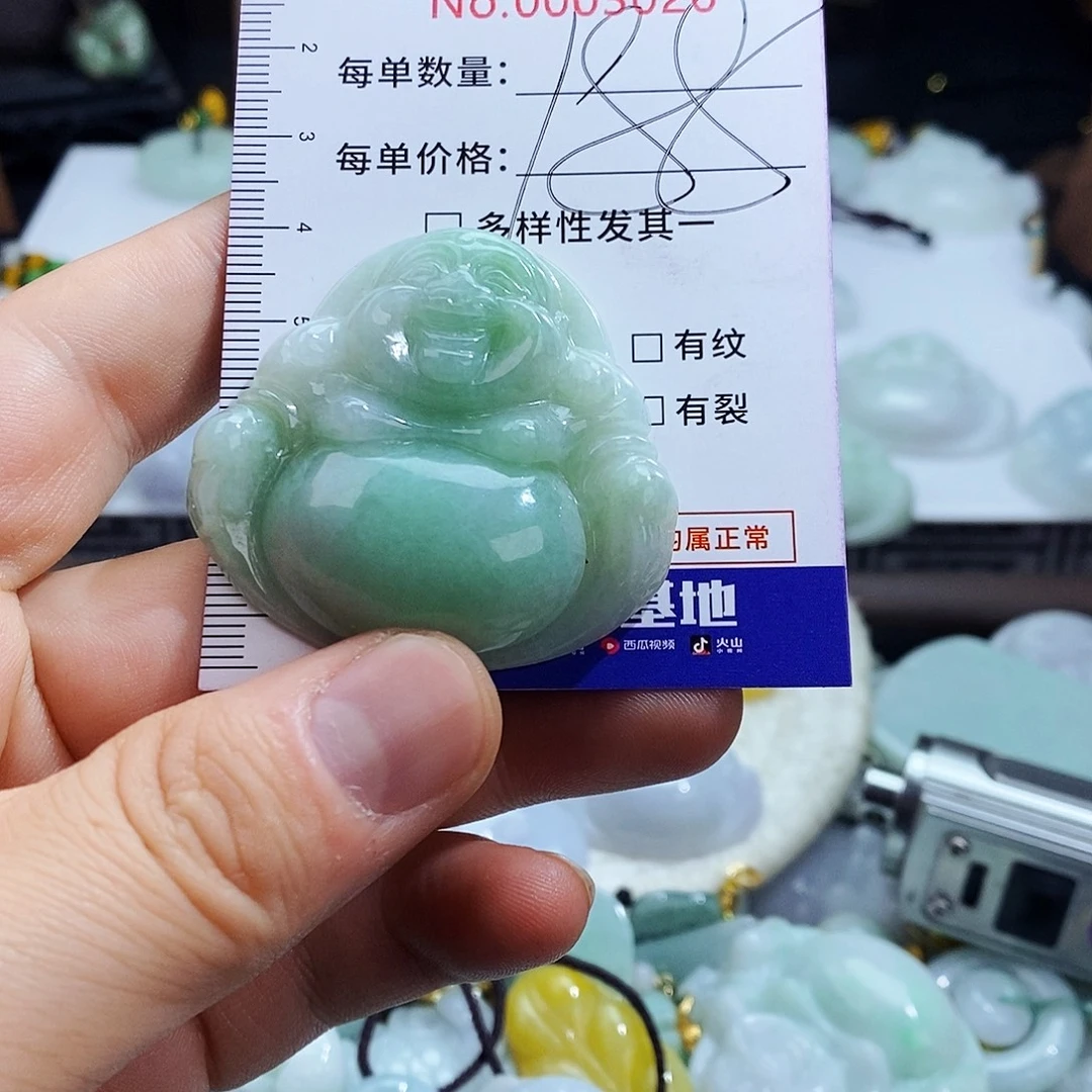 翡翠未镶嵌毛衣链3026