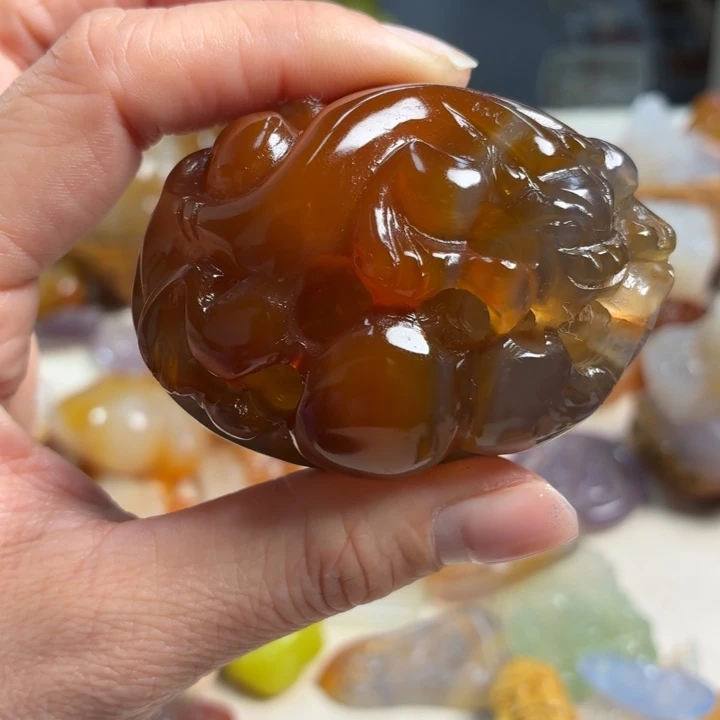 玛瑙/玉髓未镶嵌吊坠(不含链)