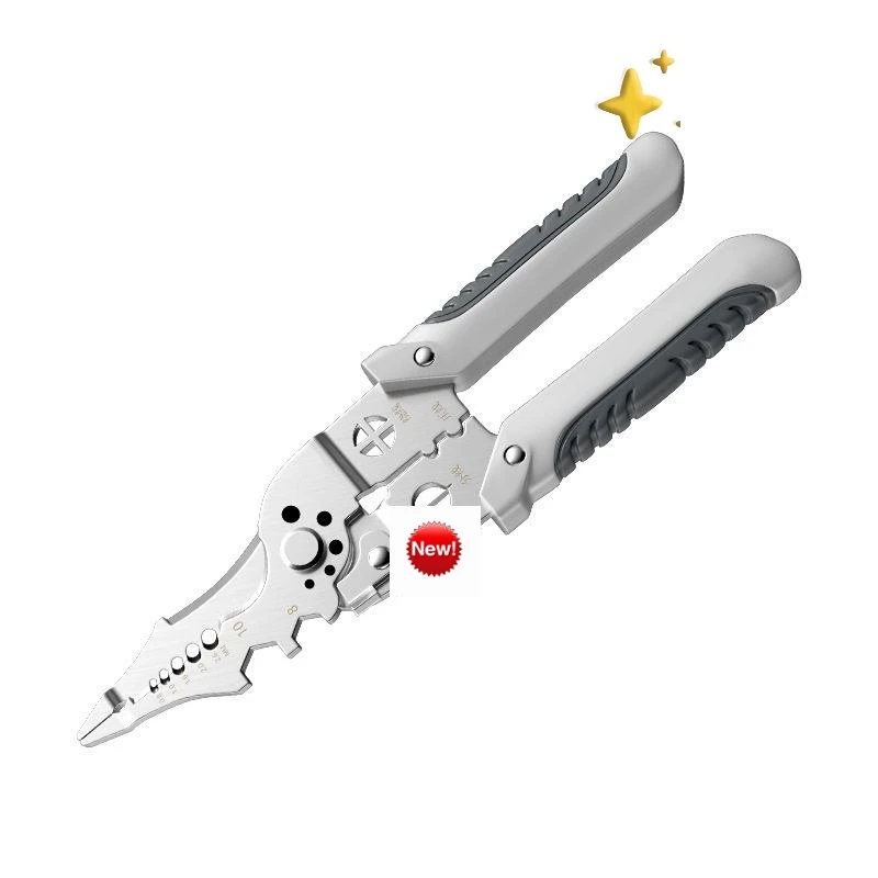 拔线多功能剪刀剥皮电工新款压线扒皮电线工业绕线分线剥线钳剪线