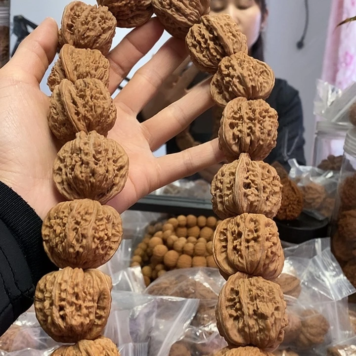 文玩核桃把件38四座楼手持