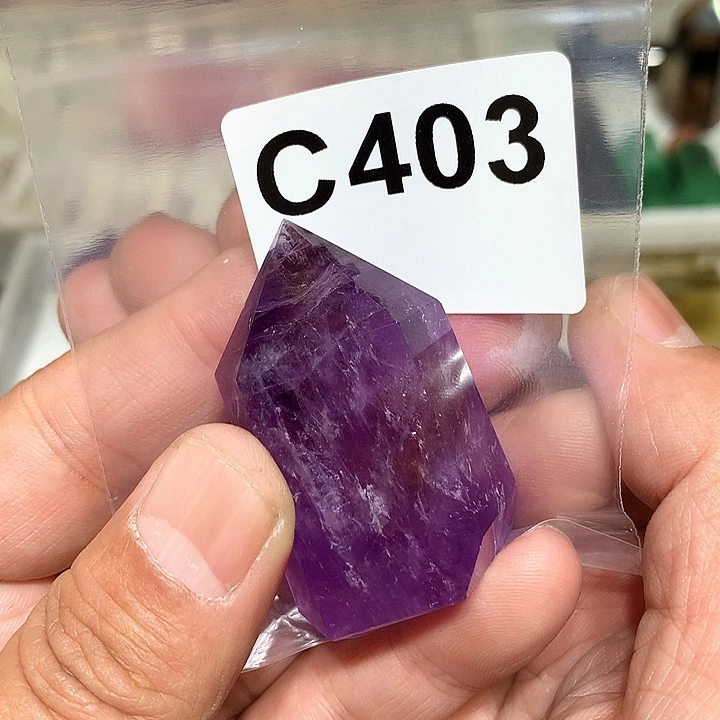 紫晶天然水晶柱子C403未镶嵌?****、