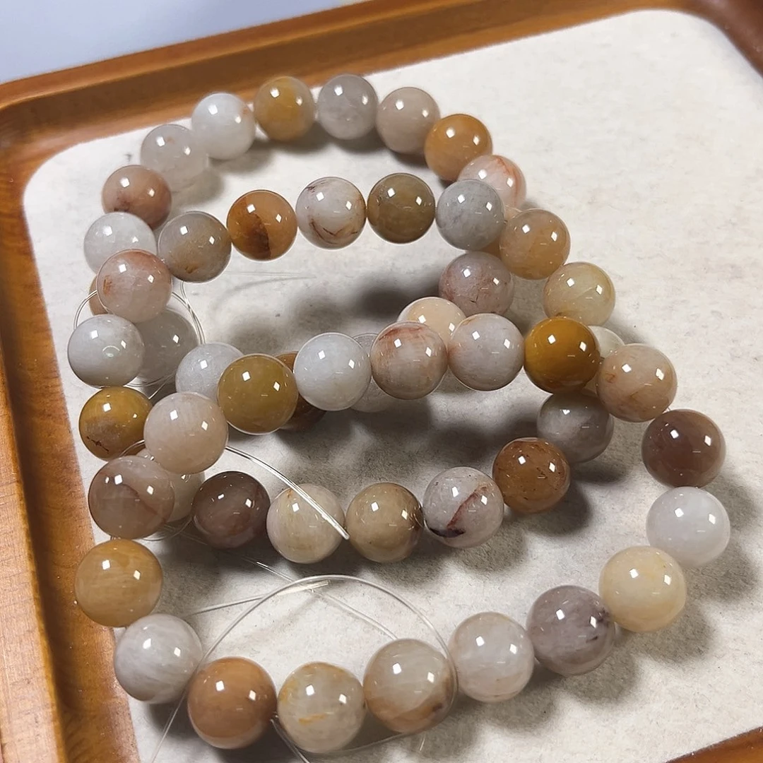 水晶手链未镶嵌老矿彩兔毛11.5-12.5mm