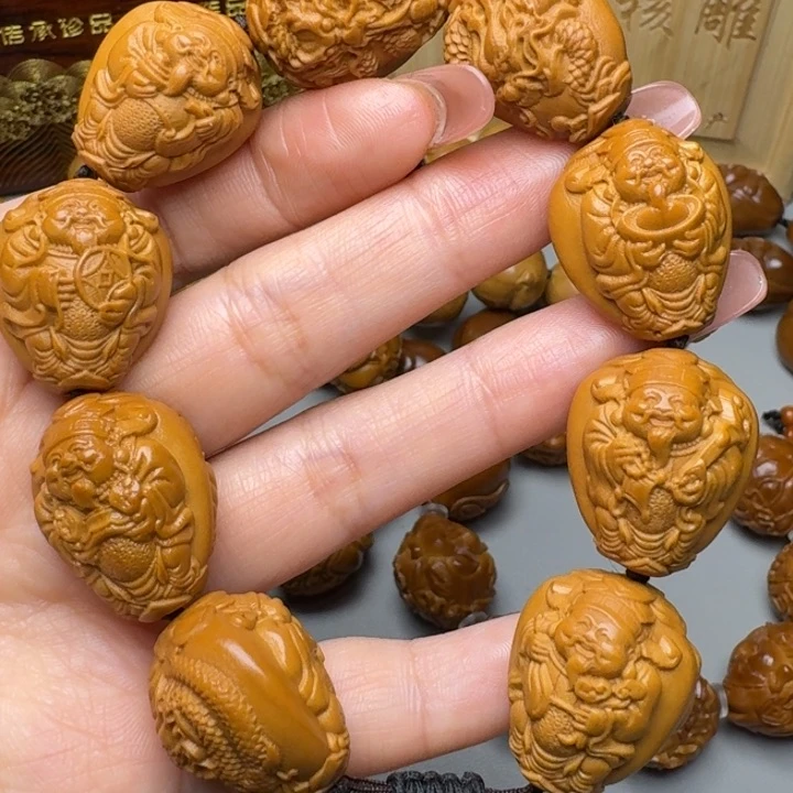 橄榄核手串/手链八大财神