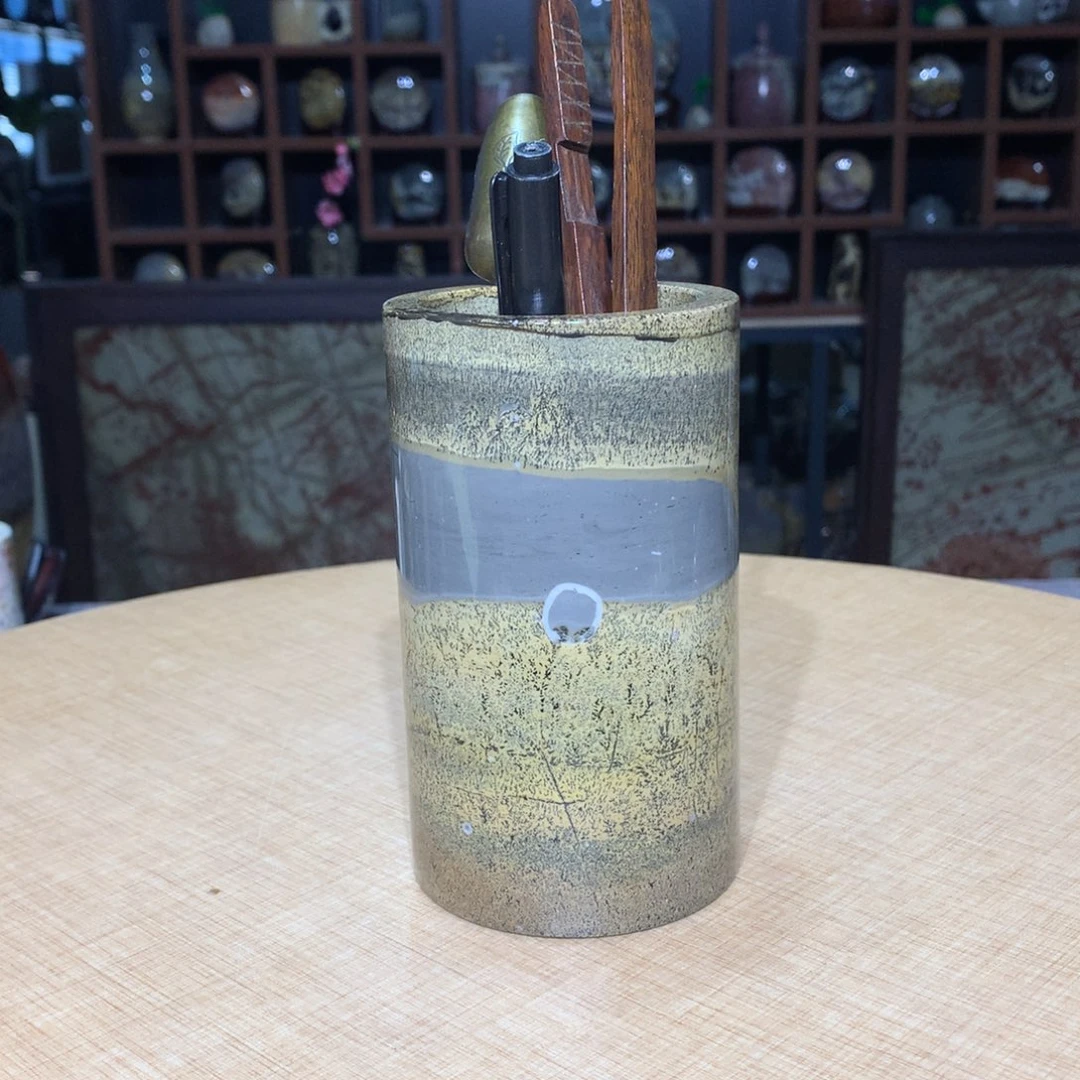 紫砂广西国画石，收藏观赏