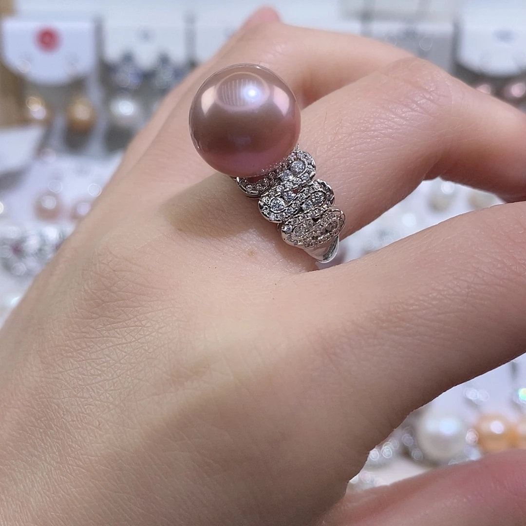 淡水珍珠戒指未镶嵌w13