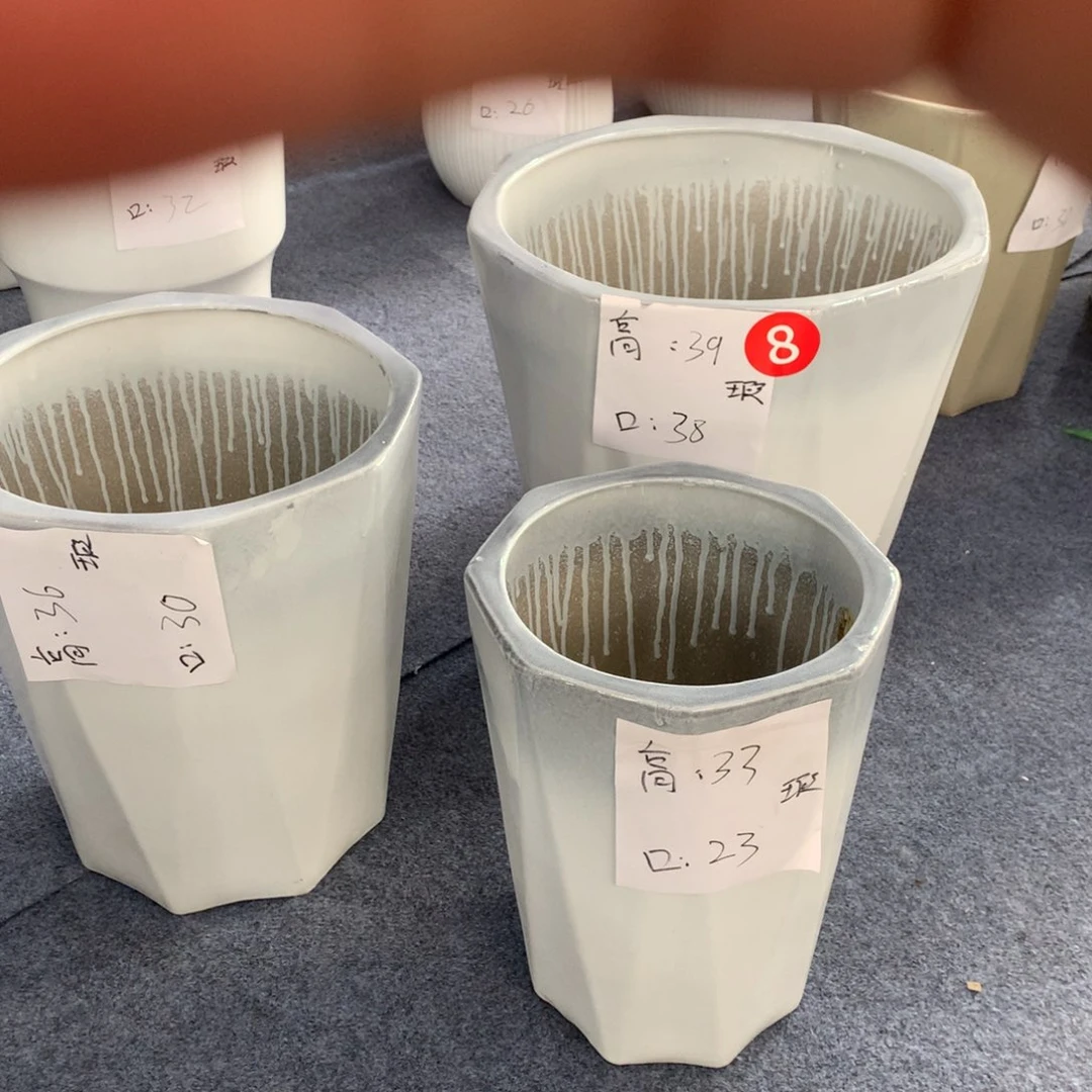 高温陶瓷花盆微瑕