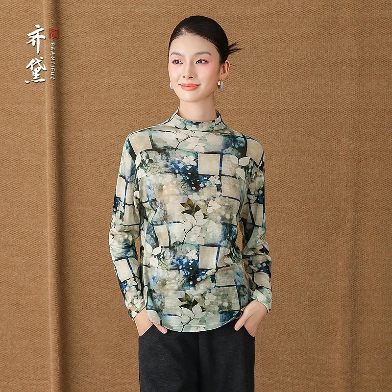 超细水溶羊毛打底衫女2025秋冬新款长袖半高领毛衣套头内搭针织衫